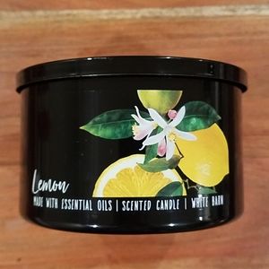 WHITE BARN -BBW Lemon 3-wick Candle